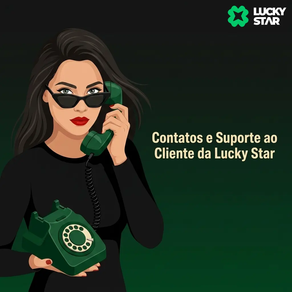 Acesse o suporte da Lucky Star disponível vinte e quatro horas por dia para resolver suas dúvidas.