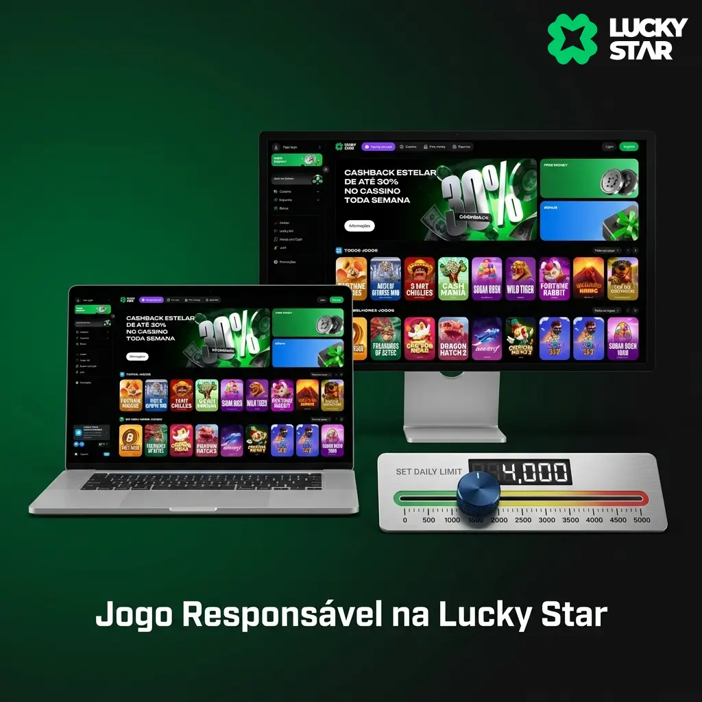 Utilize as ferramentas de jogo responsável da Lucky Star para evitar hábitos prejudiciais de apostas.