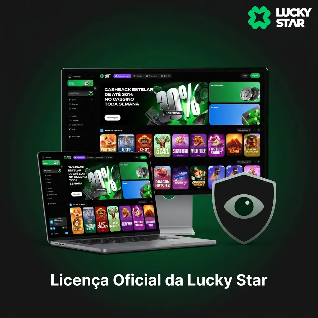Jogue com segurança na Lucky Star, uma plataforma regulamentada pela Curaçao Gaming Authority.