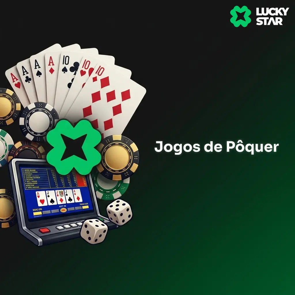 Explore as variantes de pôquer no Lucky Star e jogue em mesas digitais contra a casa.