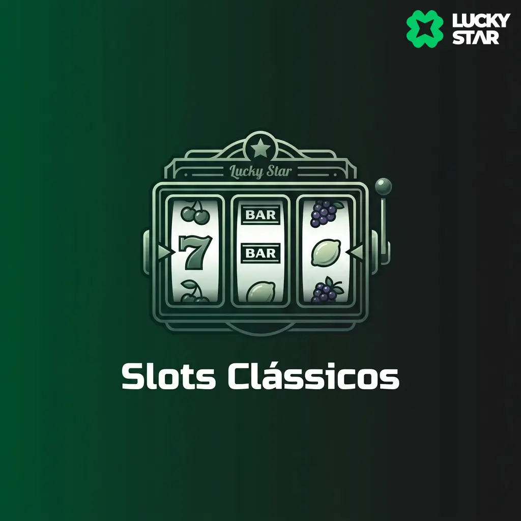 Acesse a seção de slots clássicos na Lucky Star e divirta-se com o formato original das máquinas físicas.