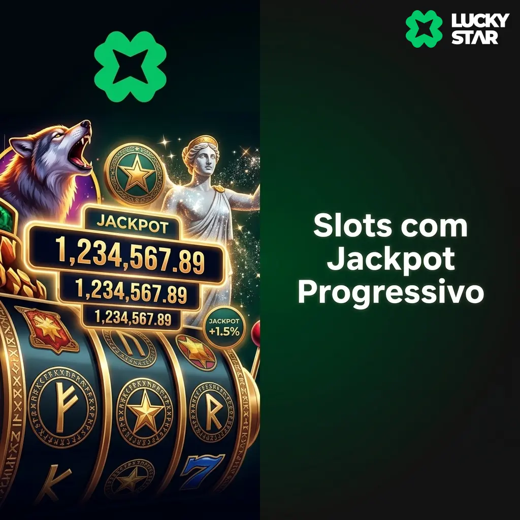 Jogue slots com jackpot progressivo na Lucky Star e acompanhe os prêmios que acumulam a cada aposta.