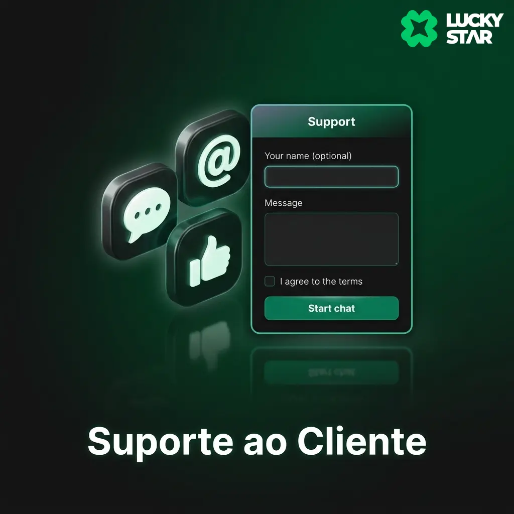 Acesse o suporte ao cliente no aplicativo Lucky Star e tire suas dúvidas sobre pagamentos e contas.