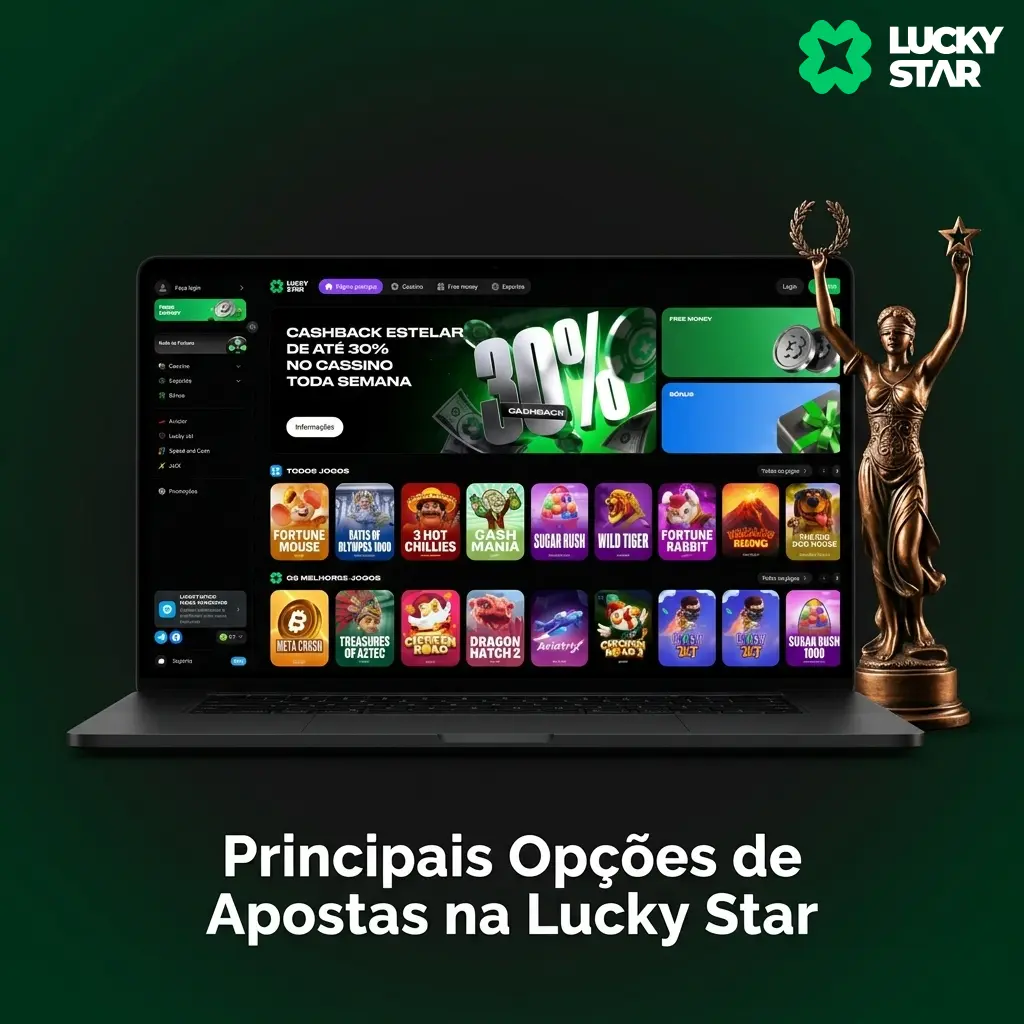Explore as principais opções de apostas na Lucky Star e descubra as modalidades mais populares.