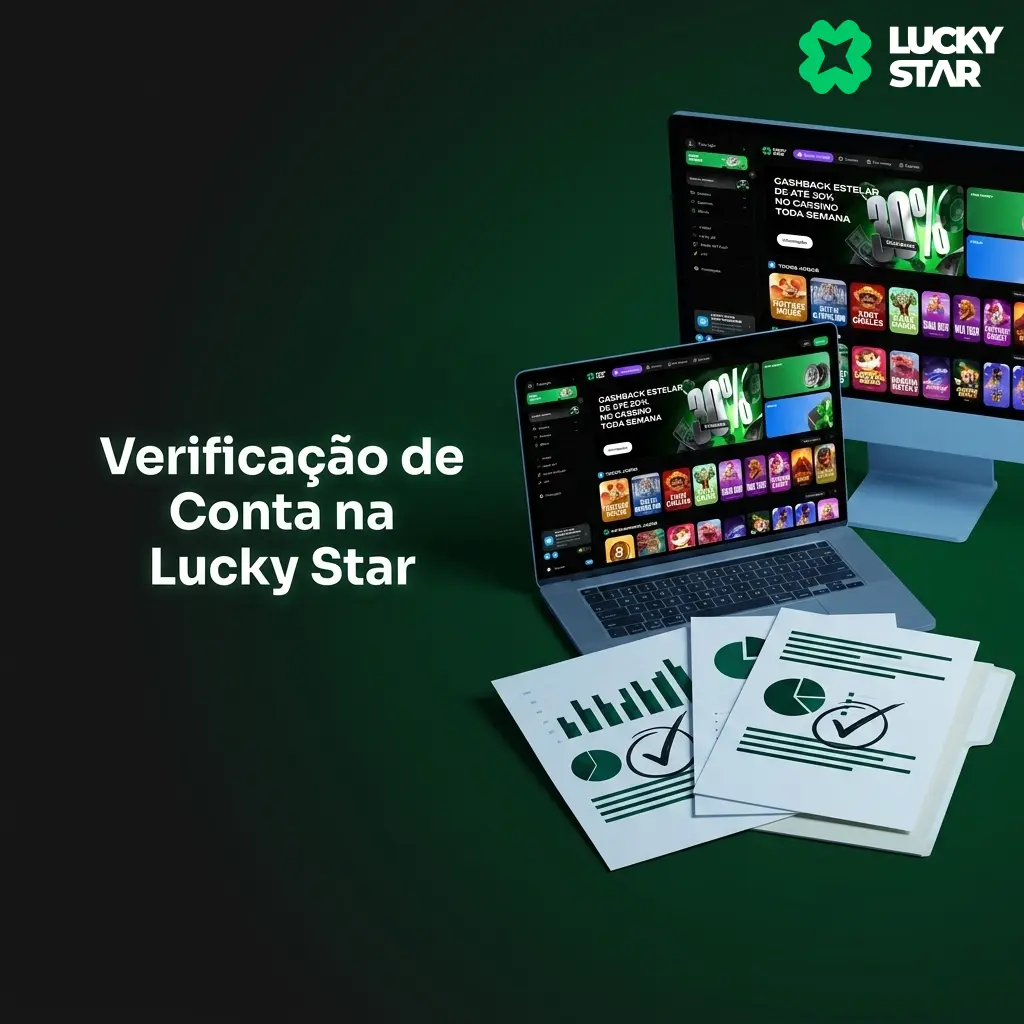 Complete a verificação de identidade KYC na Lucky Star para confirmar a titularidade da sua conta.
