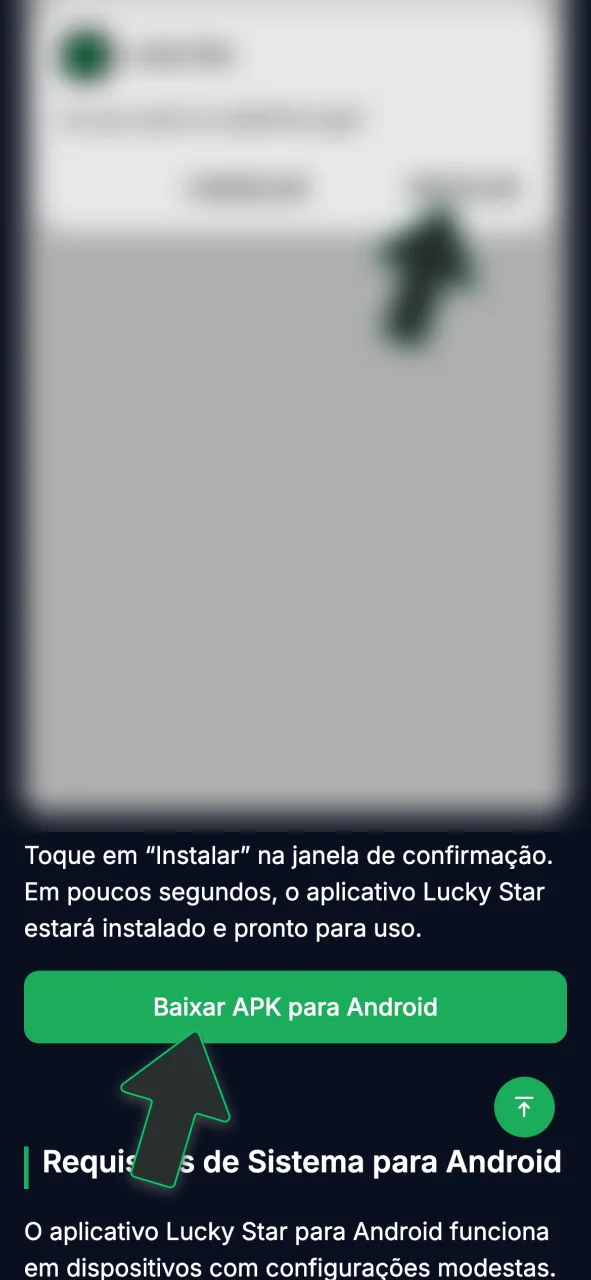 Clique no botão de download nesta página, baixe o arquivo APK oficial do Lucky Star e jogue.