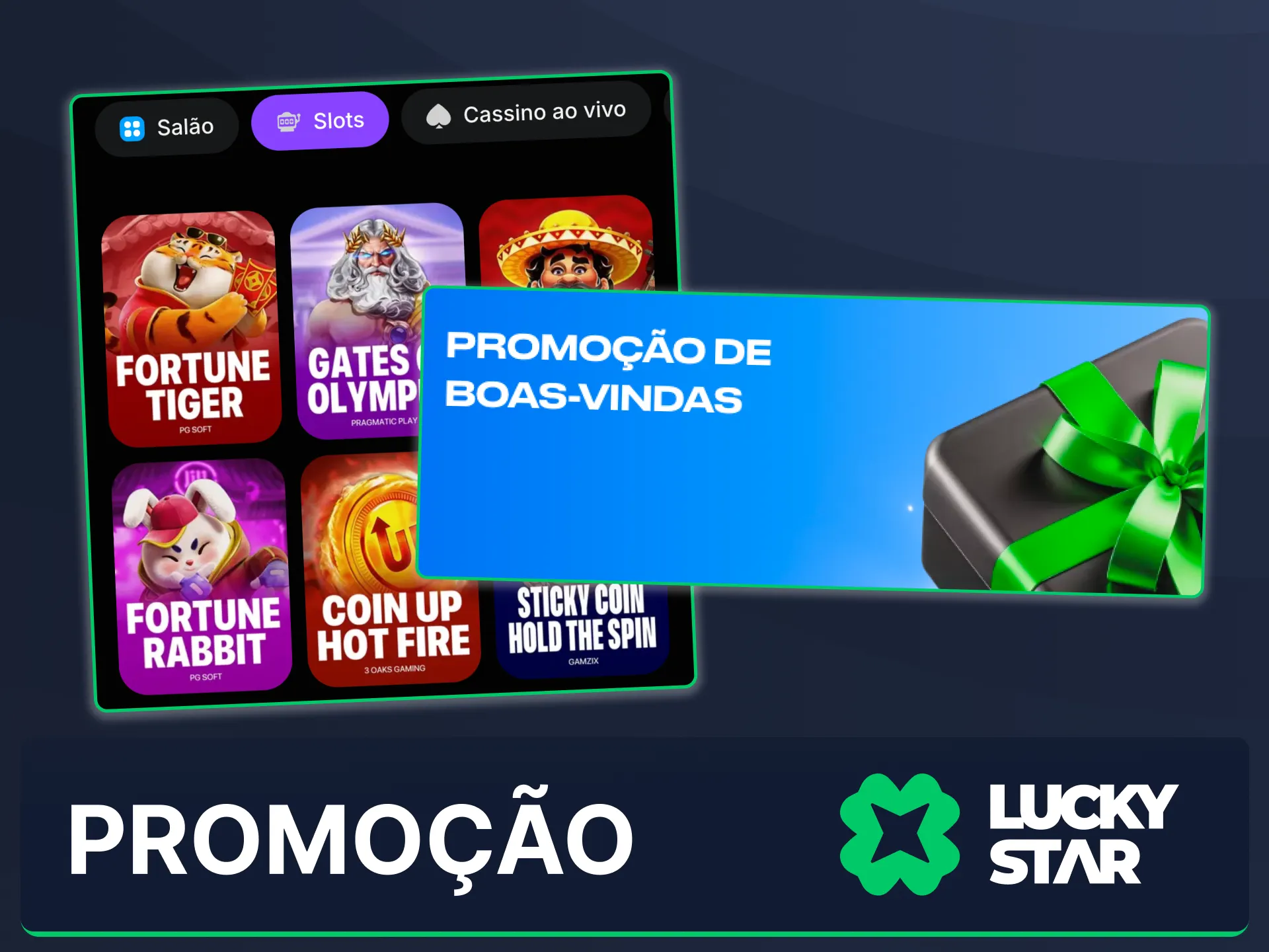 Garanta sua promoção de boas-vindas na Lucky Star e comece a jogar slots com saldo turbinado.